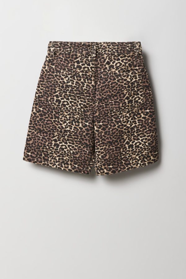 Girls Cheetah Print Jort - 图片 2