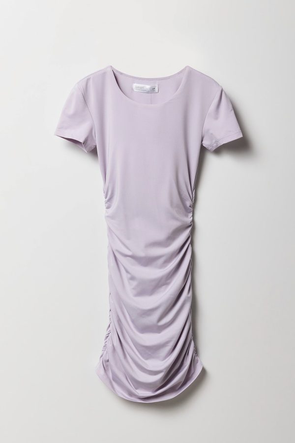 Girls Ruched Short Sleeve Dress - 图片 5