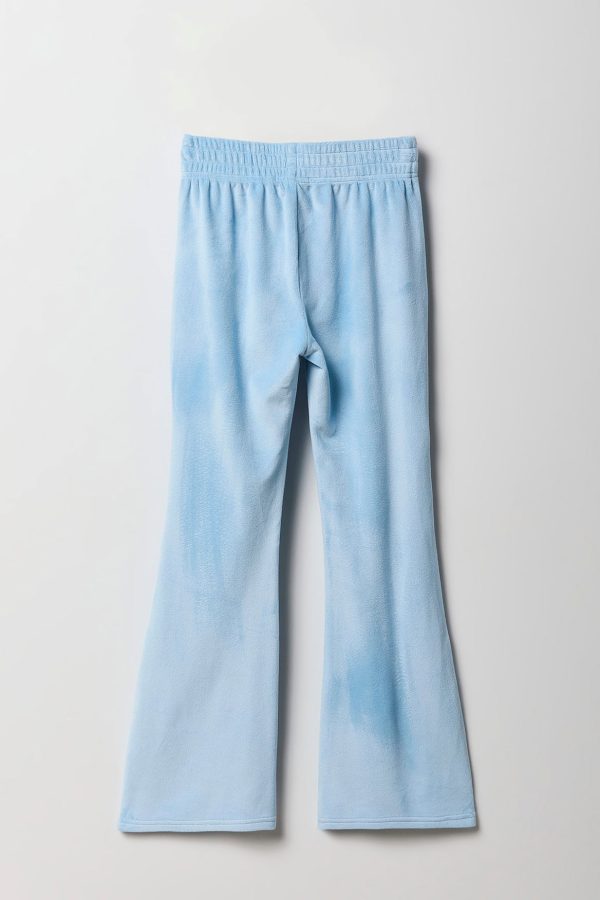 Girls Velour Quarter Flare Pant - 图片 6