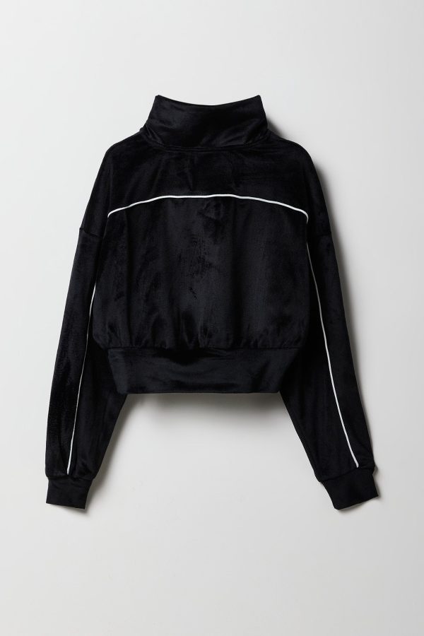 Girls Velour Zip-Up Jacket - 图片 4