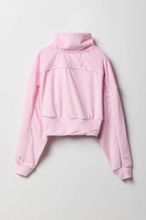 Girls Velour Zip-Up Jacket - 图片 2