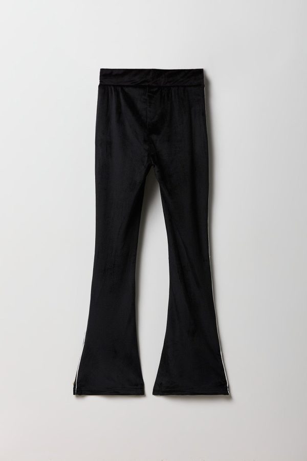 Girls Velour Flare Pant - 图片 4