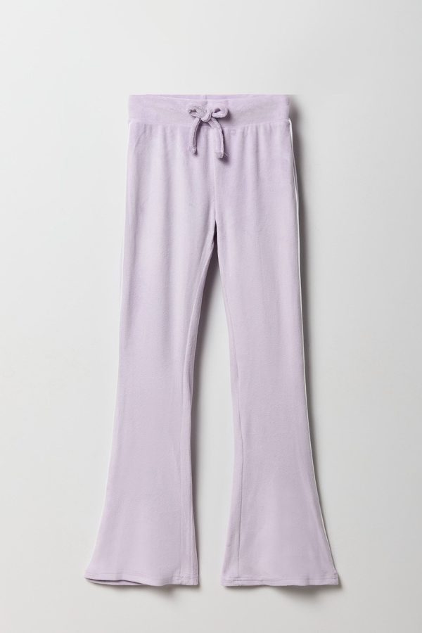 Girls Velour Flare Pant - 图片 5