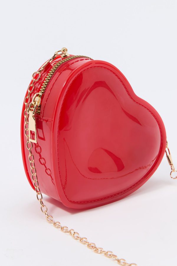 Girls Heart Shaped Crossbody Purse - 图片 4