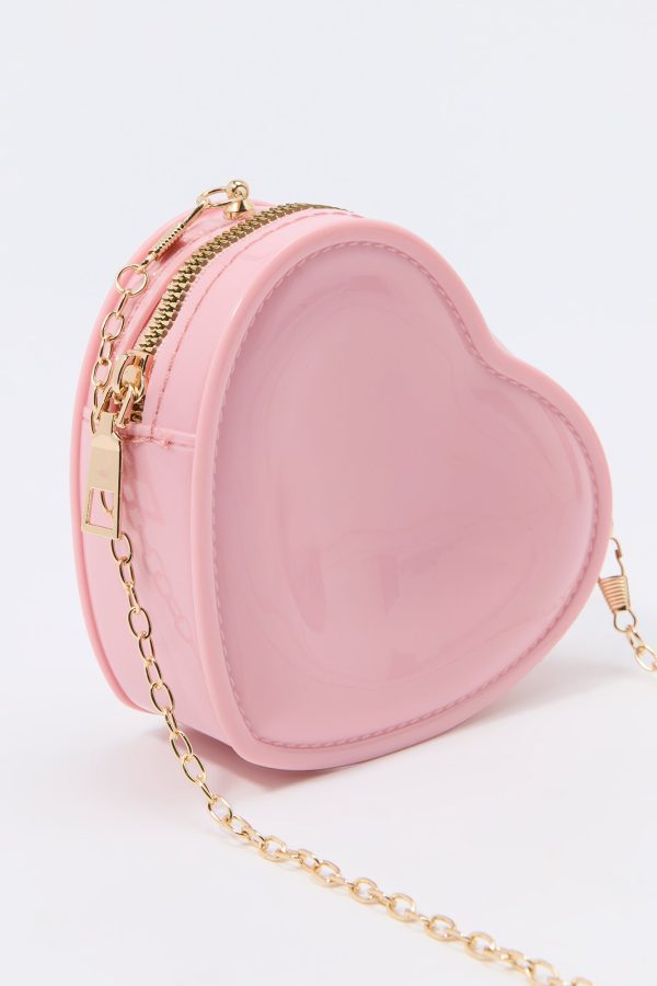 Girls Heart Shaped Crossbody Purse - 图片 2