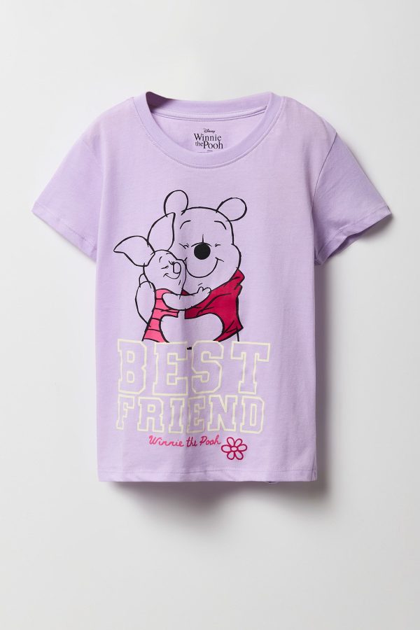 Girls Pooh & Piglet Graphic T-Shirt