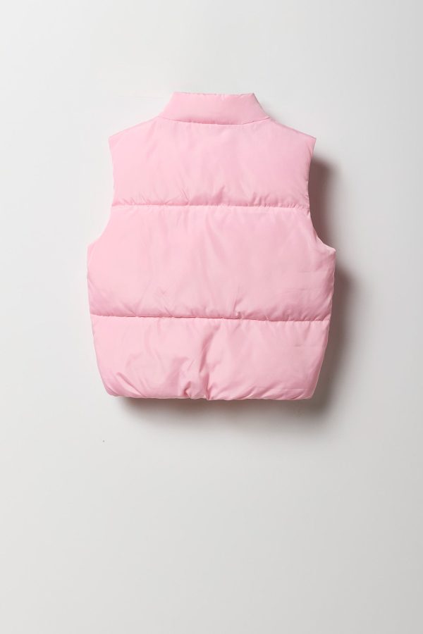 Girls Puffer Vest - 图片 2