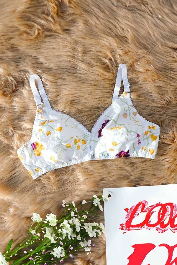 Fashion Style Women's Printed Cotton Bra