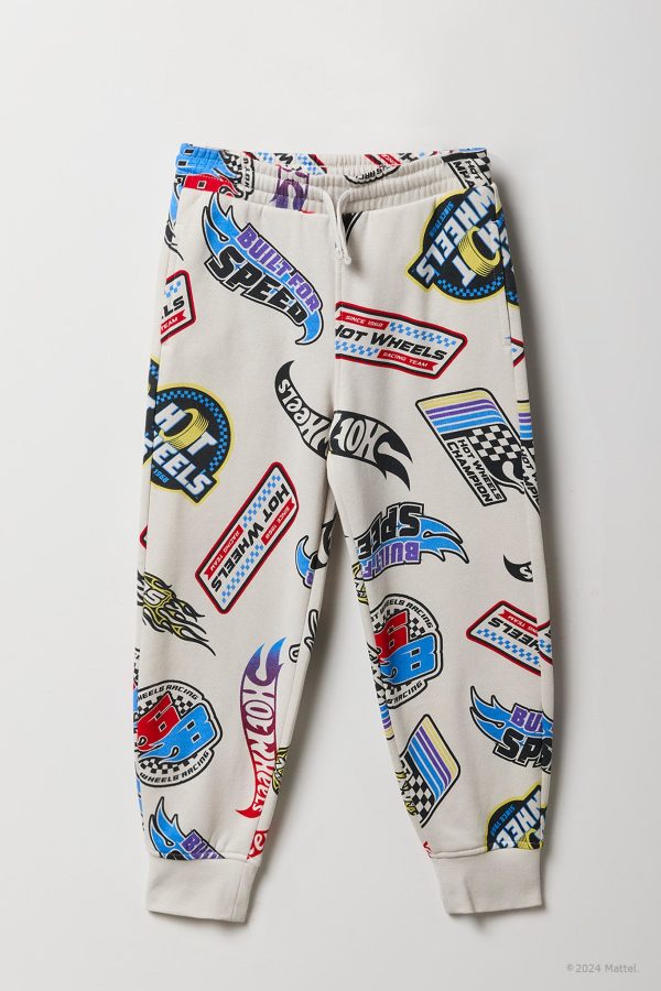 Hot Wheels Boys Printed Fleece Jogger