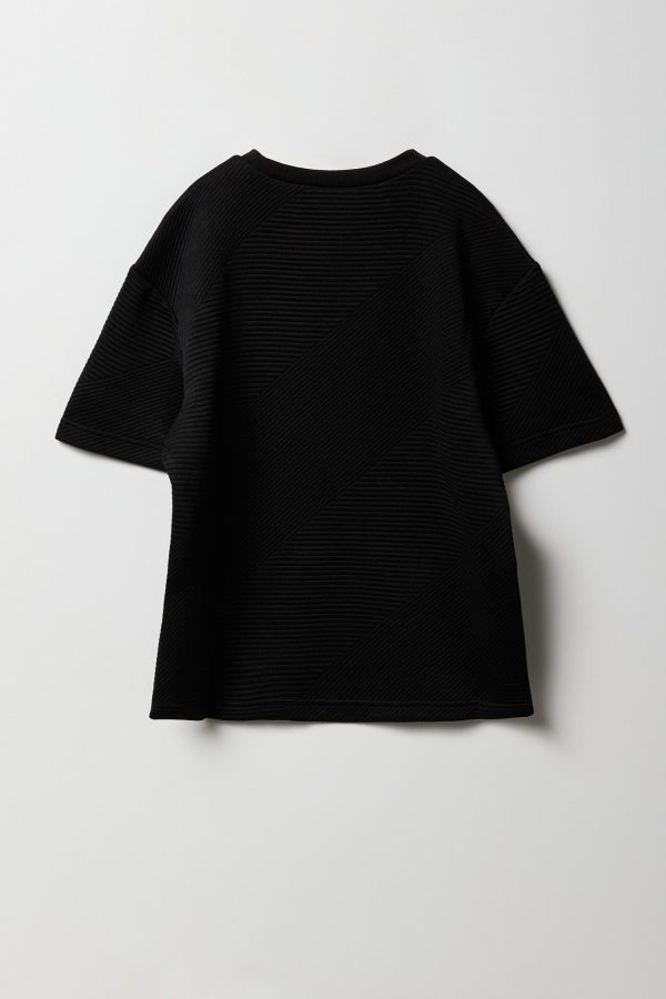 Boys Textured T-Shirt - 图片 2