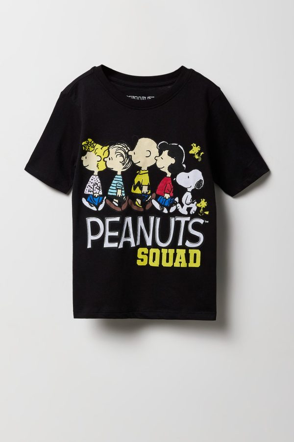 T-shirt à imprimé Peanuts Squad pour garons