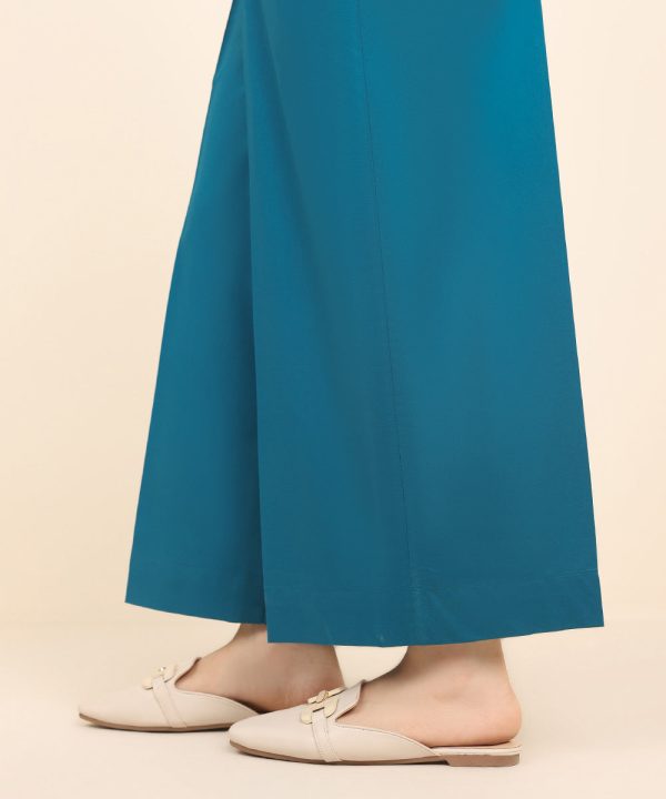 Solid Cambric Culottes - 图片 2