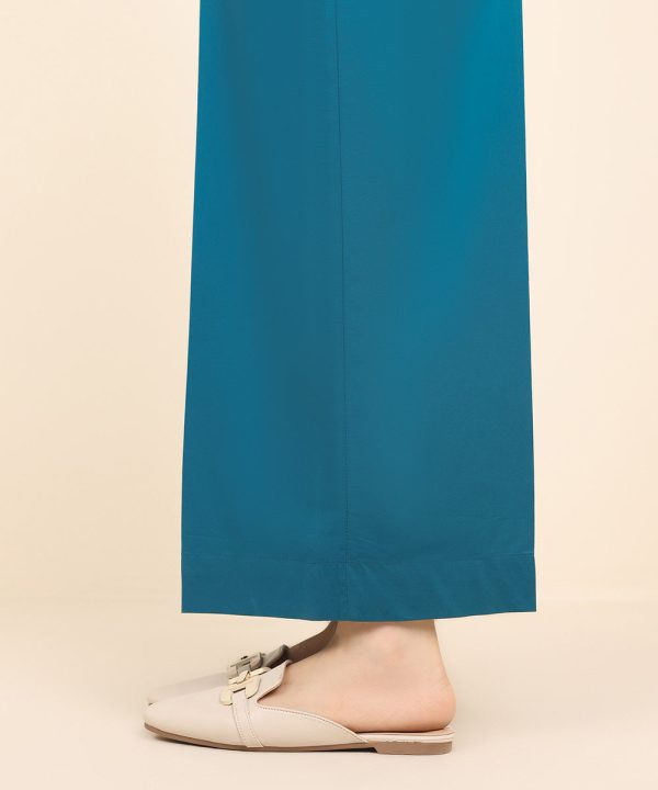 Solid Cambric Culottes - 图片 4