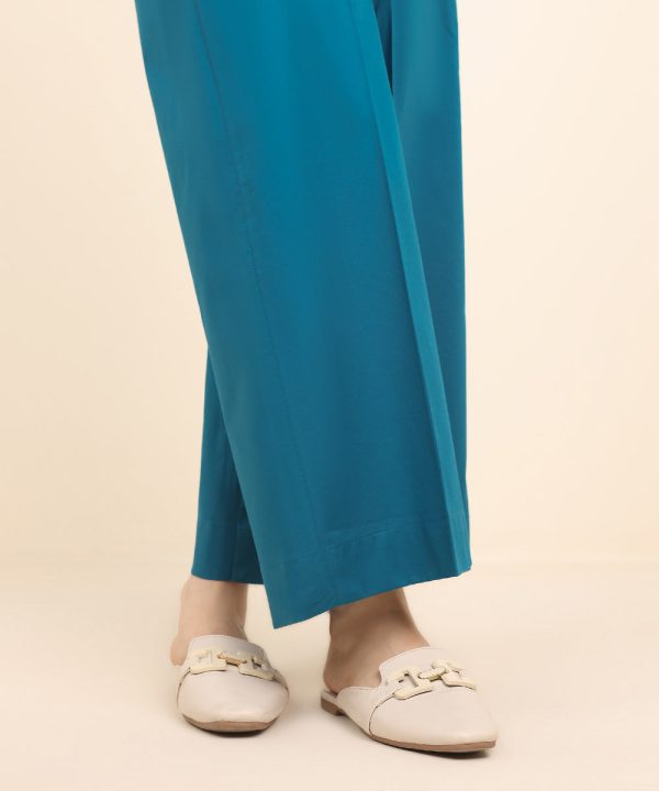 Solid Cambric Culottes - 图片 3