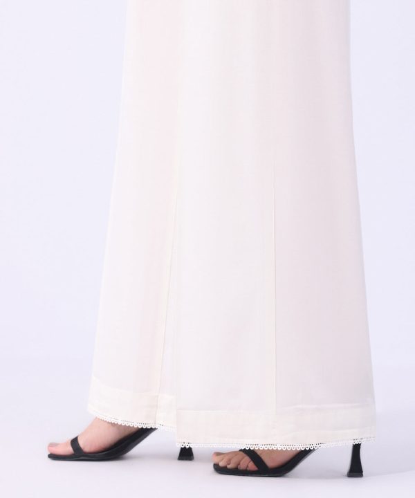 Solid Satin Culottes - 图片 2