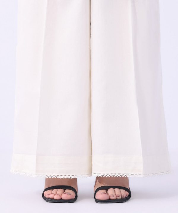 Solid Satin Culottes - 图片 3