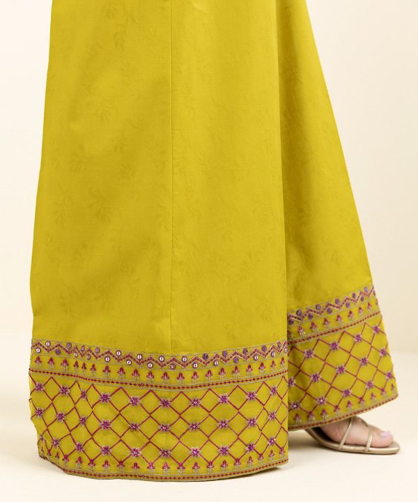 Embroidered Cotton Jacquard Culottes - 图片 2