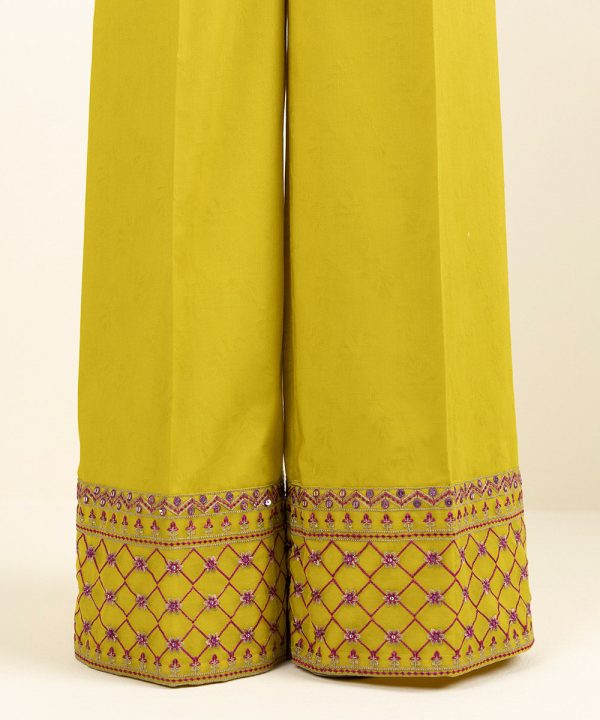 Embroidered Cotton Jacquard Culottes - 图片 4