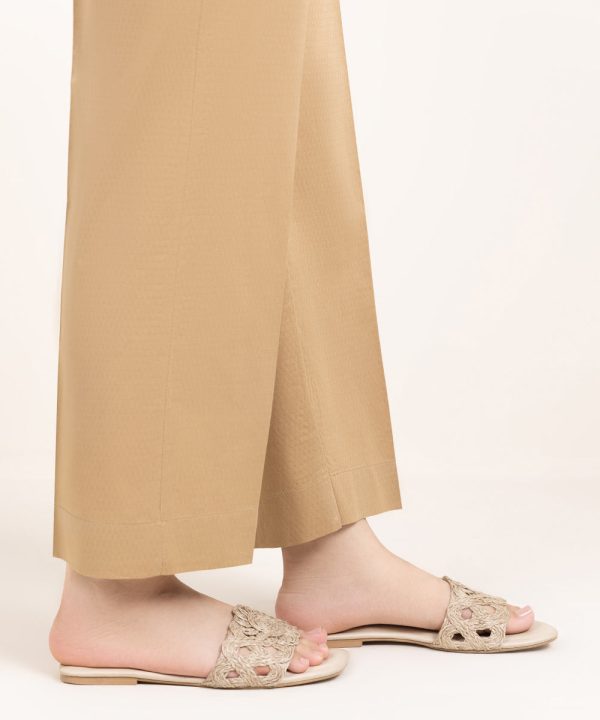 Dobby Straight Pants - 图片 2