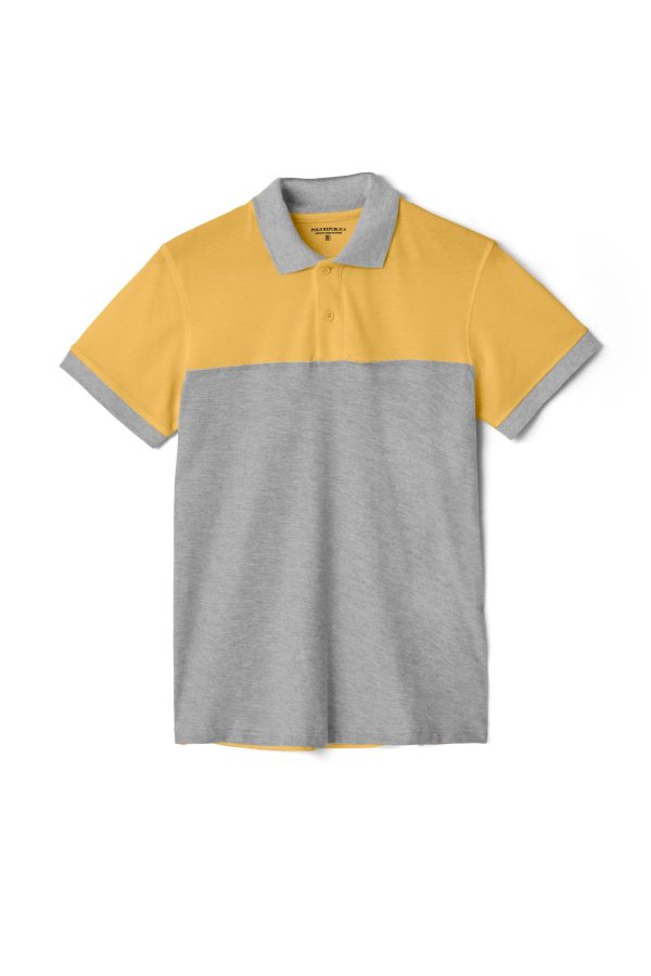 Polo Republica Men's Classic Color-Block Minor Fault Polo Shirt - 图片 7