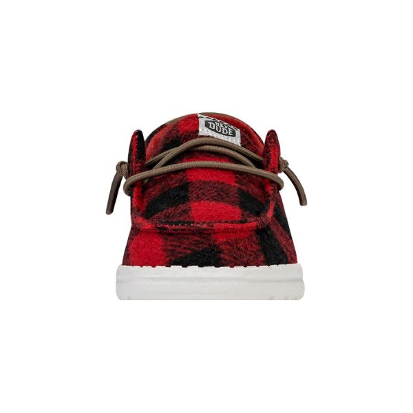 Wendy Toddler Buffalo Plaid - Red and Black Plaid - 图片 4