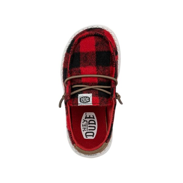 Wendy Toddler Buffalo Plaid - Red and Black Plaid - 图片 6