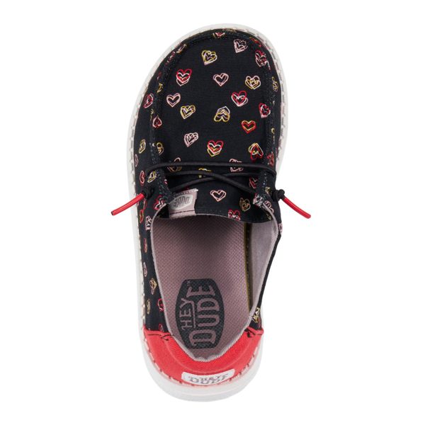 Wendy Toddler Double Hearts - Black - 图片 4