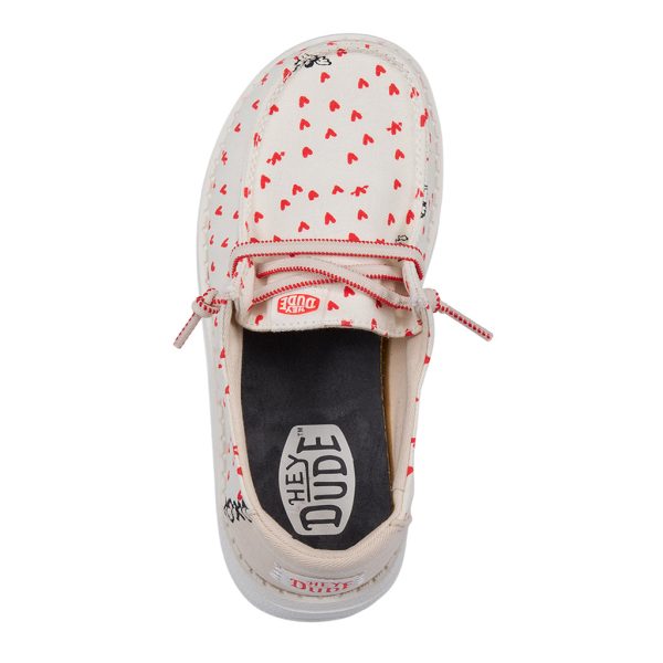 Wendy Toddler Hearts - White/Red - 图片 6