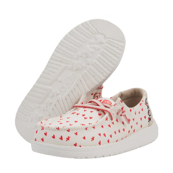 Wendy Toddler Hearts - White/Red - 图片 3