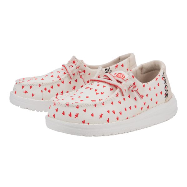 Wendy Toddler Hearts - White/Red - 图片 2