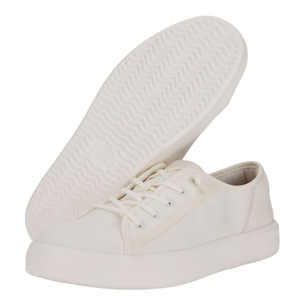 Cody Mens Canvas  - White/White - 图片 3