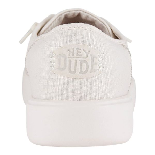 Cody Mens Canvas  - White/White - 图片 5