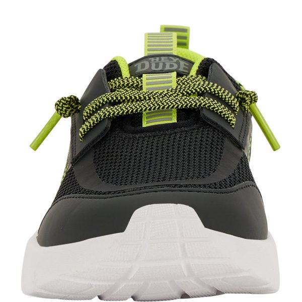 Sirocco Play Youth Sport Block - Black/Lime Punch - 图片 4