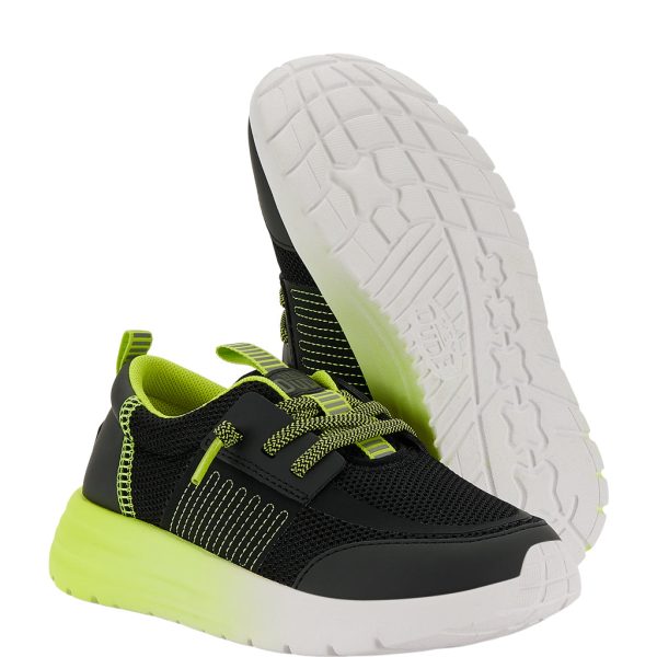 Sirocco Play Youth Sport Block - Black/Lime Punch - 图片 3