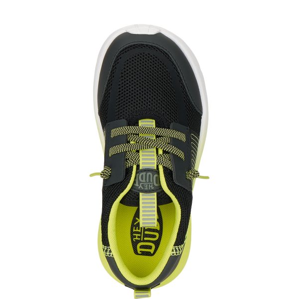 Sirocco Play Youth Sport Block - Black/Lime Punch - 图片 6