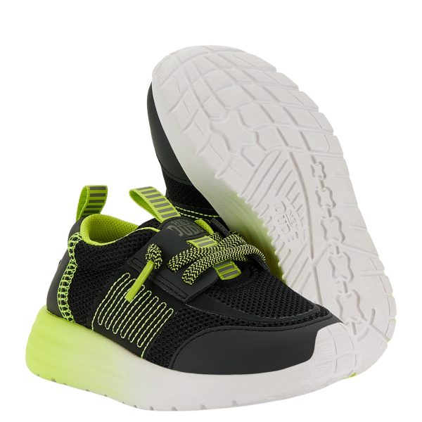 Sirocco Play Toddler Sport Block - Black/Lime Punch - 图片 3