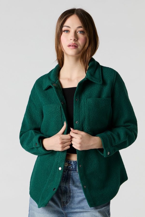 Faux Wool Shacket