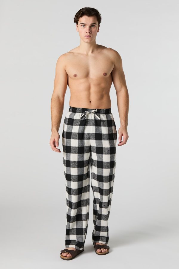 Plaid Flannel Pajama Pant - 图片 2