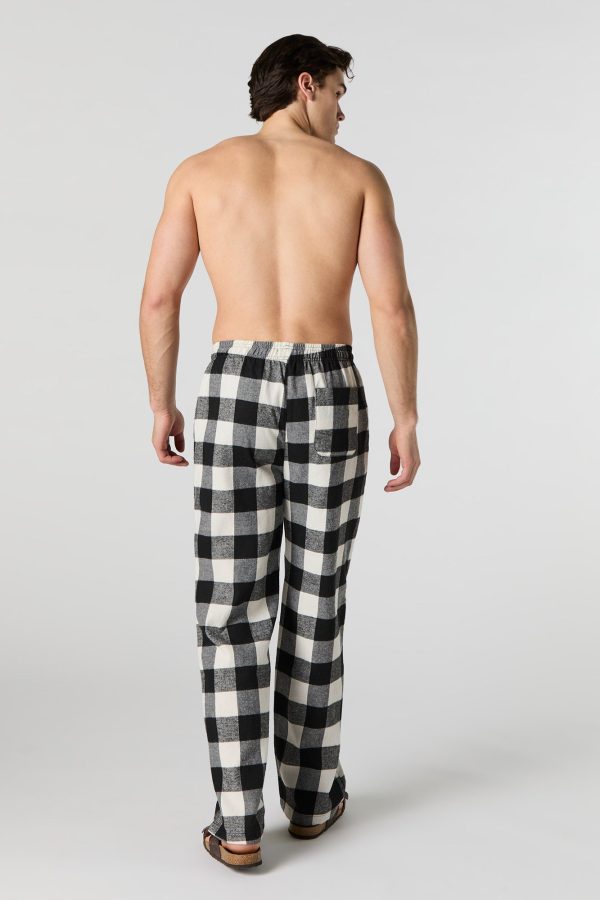 Plaid Flannel Pajama Pant - 图片 3