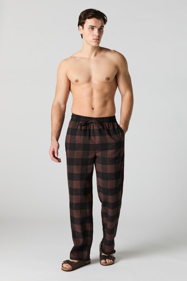 Plaid Flannel Pajama Pant - 图片 5