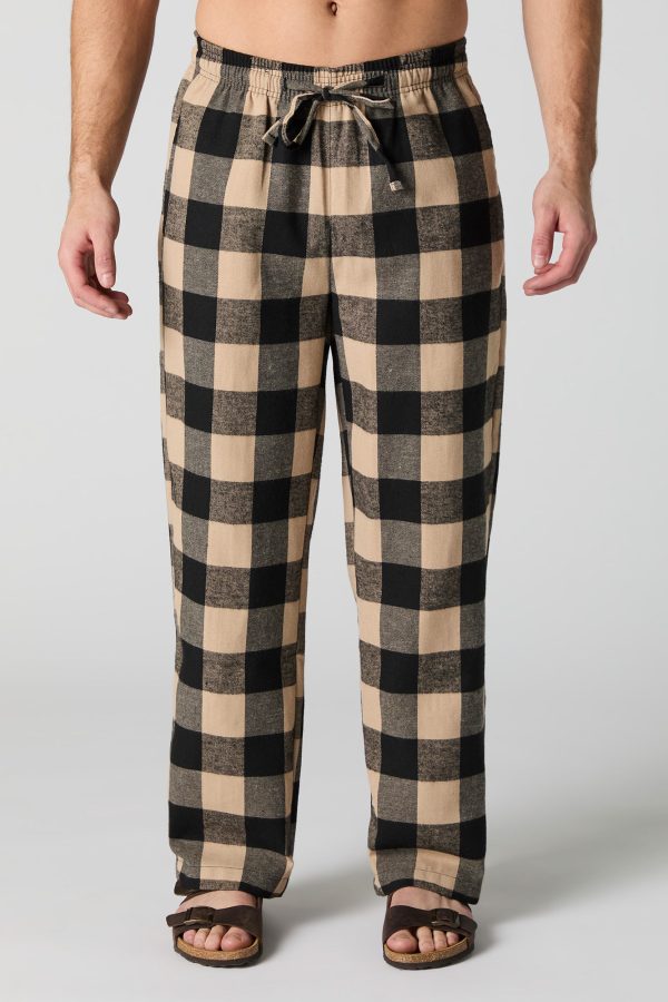 Plaid Flannel Pajama Pant - 图片 7