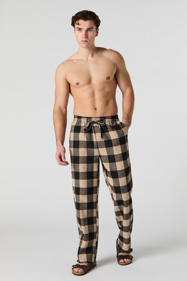 Plaid Flannel Pajama Pant - 图片 8