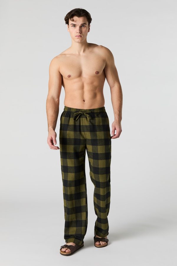 Plaid Flannel Pajama Pant - 图片 11