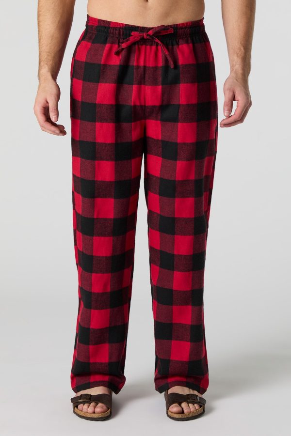 Plaid Flannel Pajama Pant - 图片 13