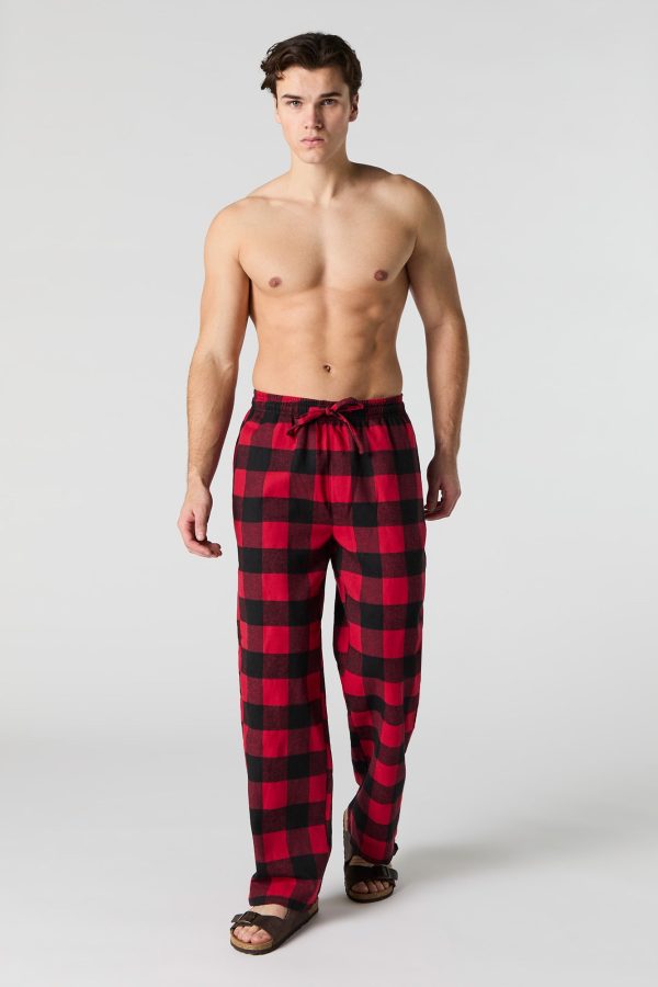 Plaid Flannel Pajama Pant - 图片 14