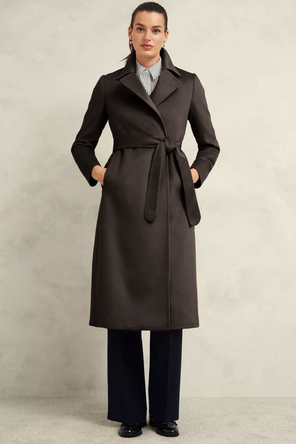 East West Women's Long Trench Coat - 图片 12