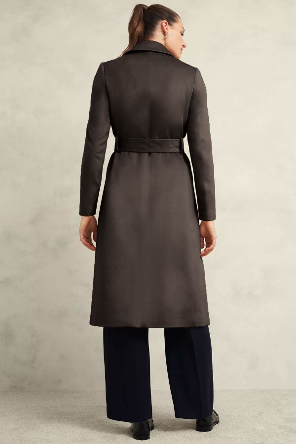 East West Women's Long Trench Coat - 图片 13