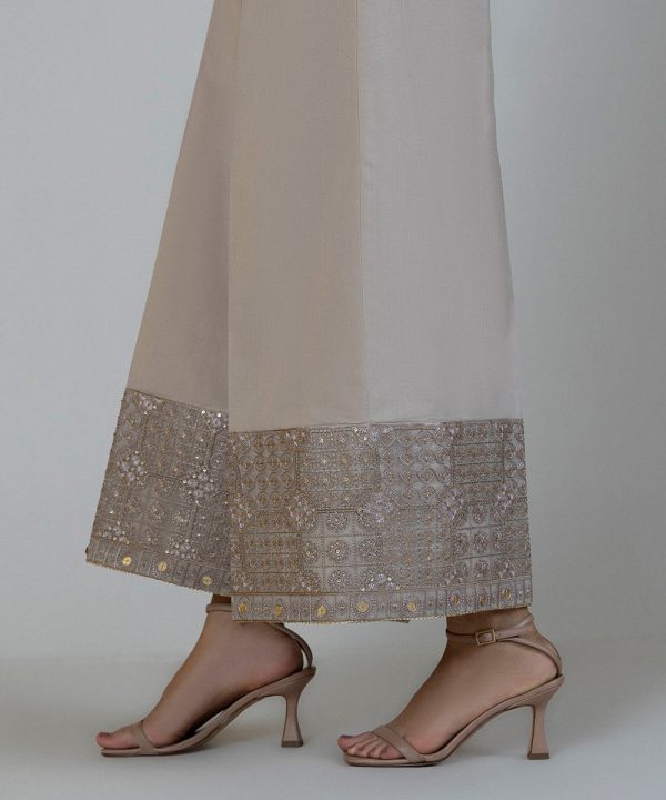 Embroidered Cambric Culottes - 图片 2