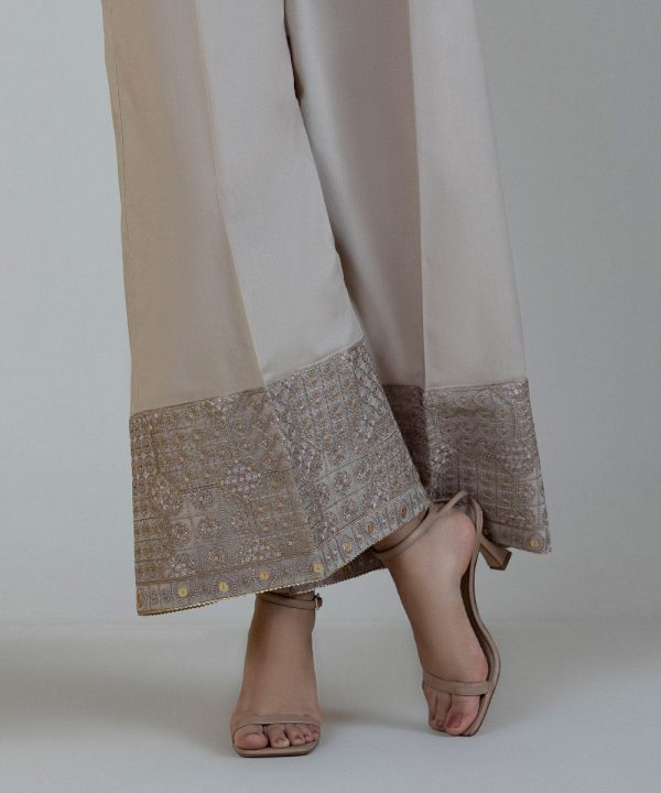 Embroidered Cambric Culottes