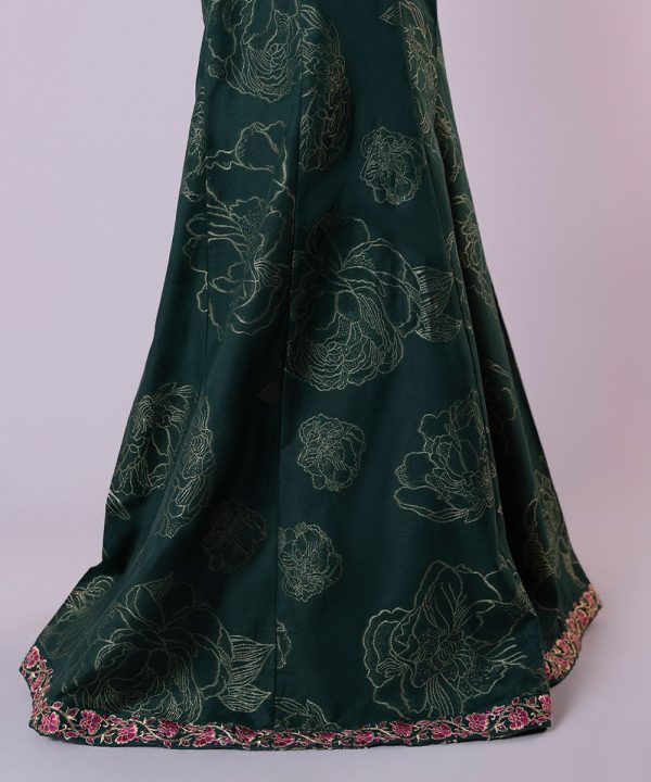 Embroidered Jacquard Sharara - 图片 2